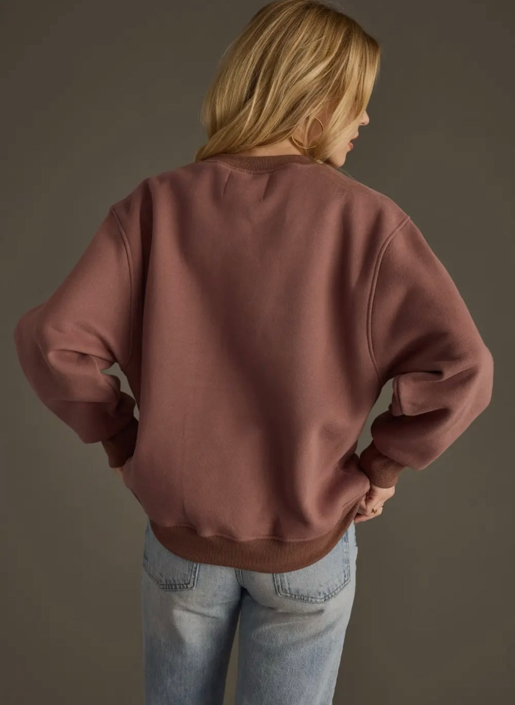 Mocha Whiskey Weather Sweatshirt