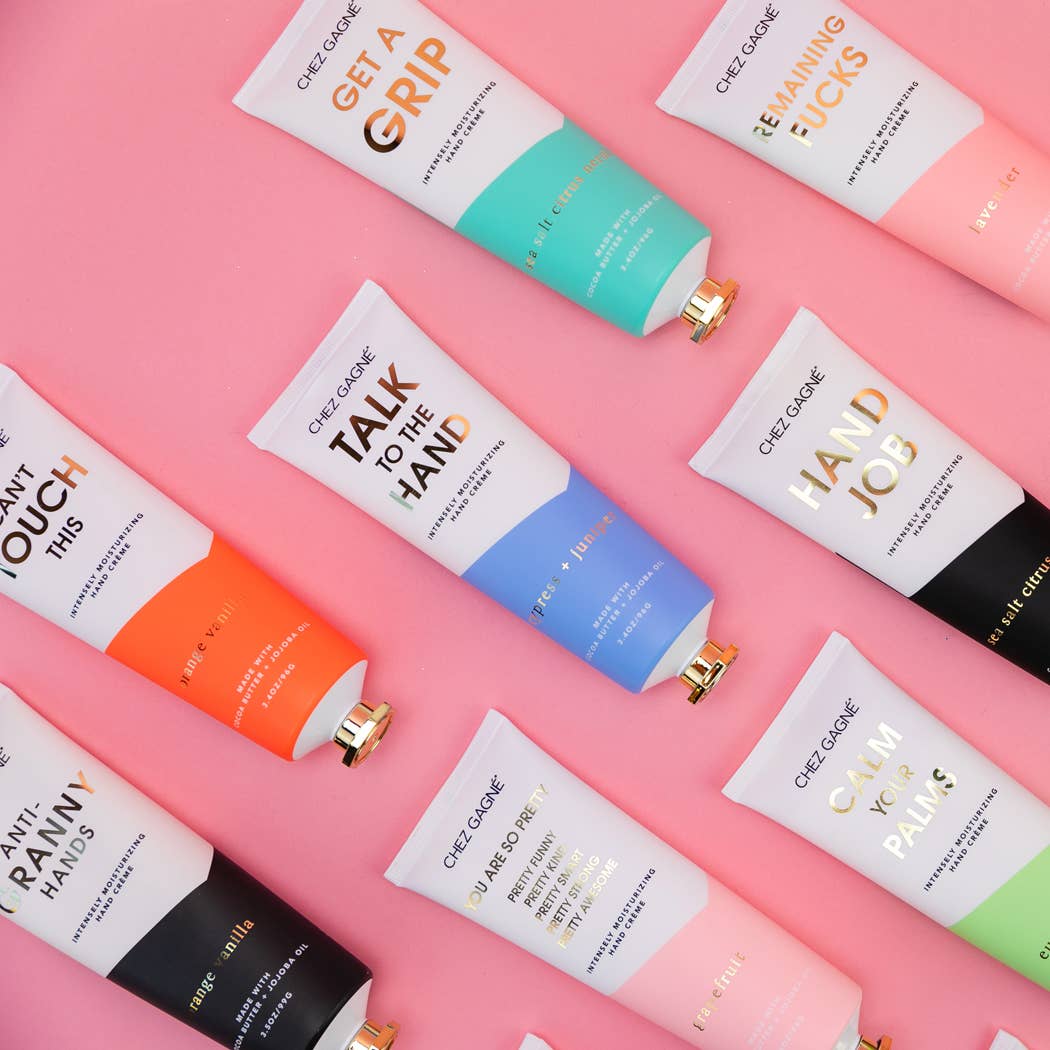 Talk to the Hand - Funny Hand Cream Gift, Cypress + Juniper