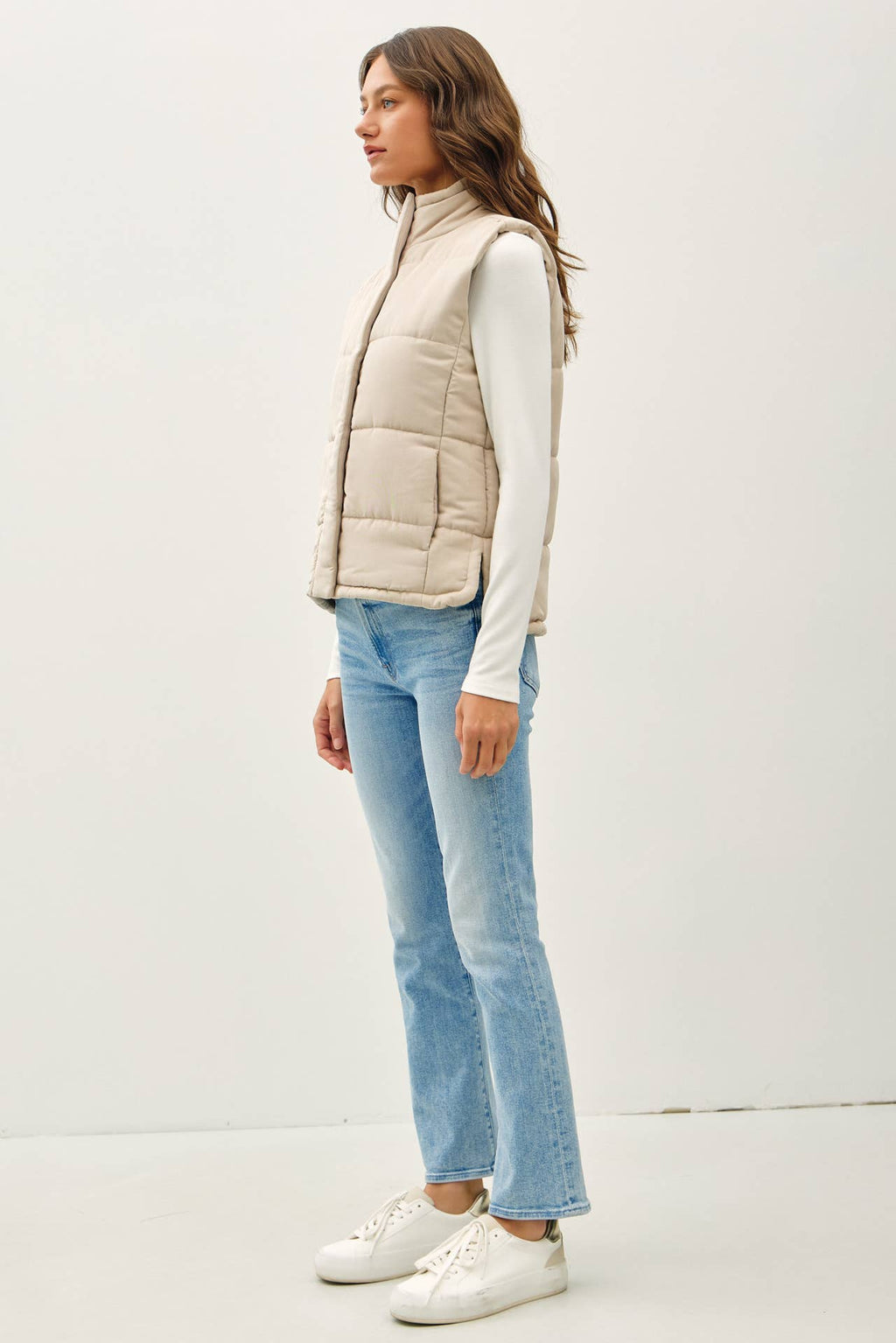 Brushed Puffer Vest
