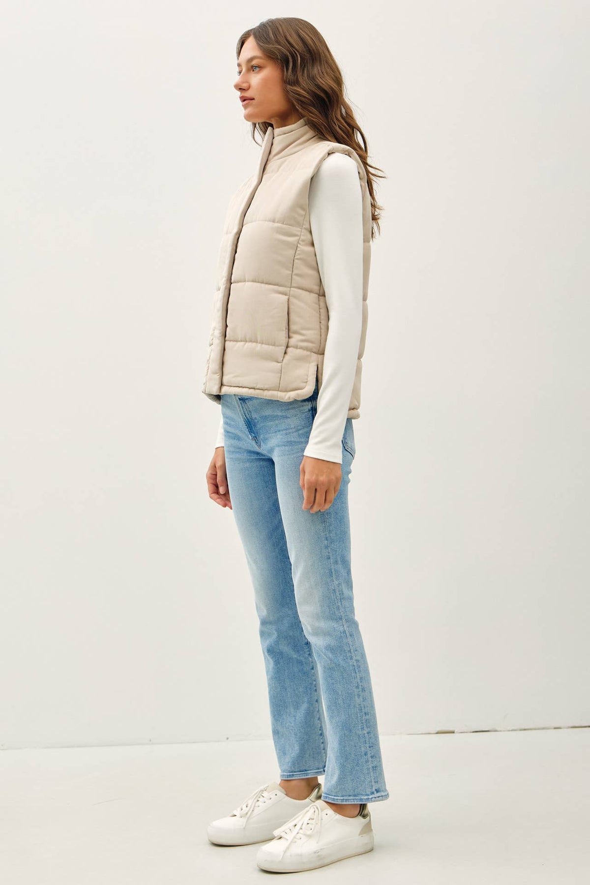 Brushed Puffer Vest