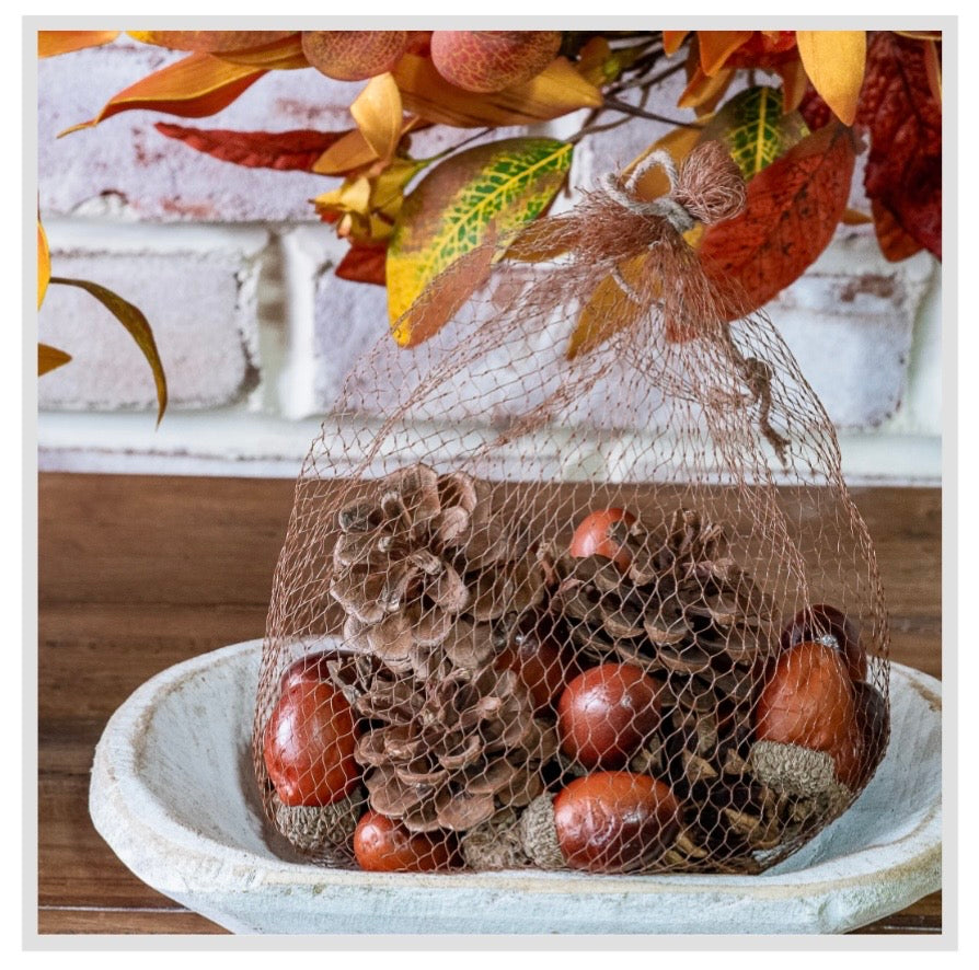 Acorns and Pinecone Decor - Vase Viller