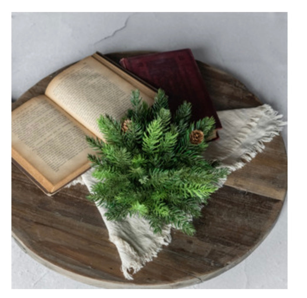 9" White Spruce Half Ball