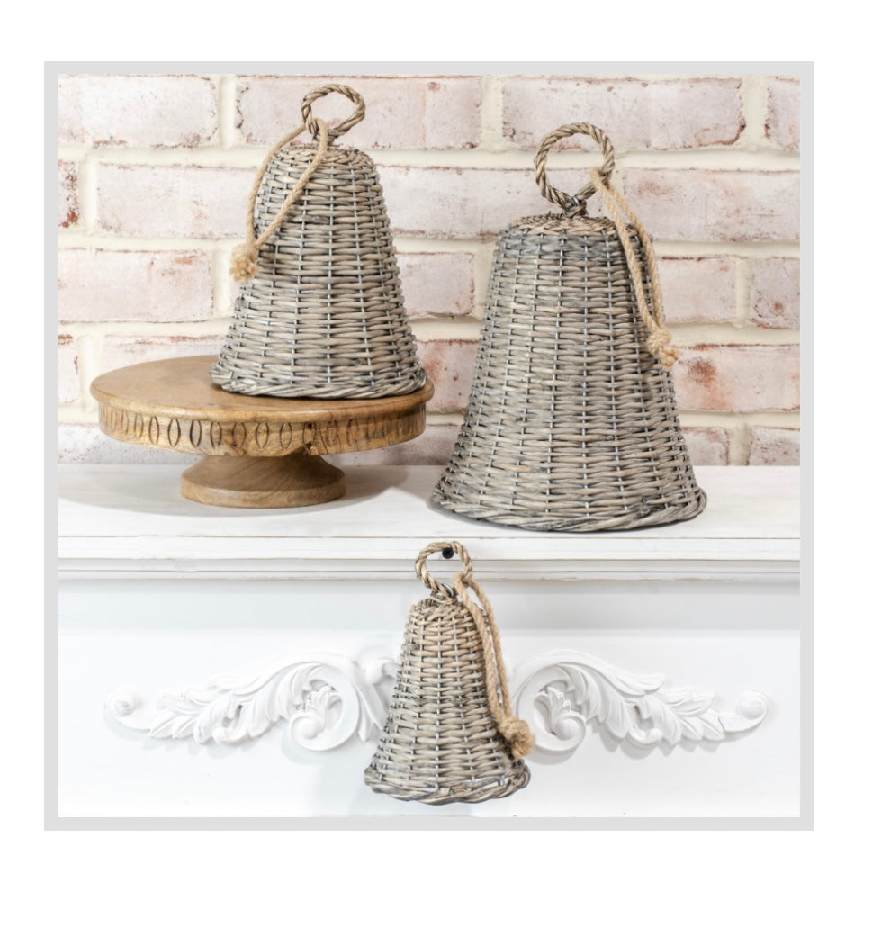 WICKER BELL LARGE