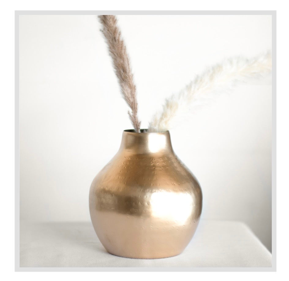 5.7" Antique Brass Vase