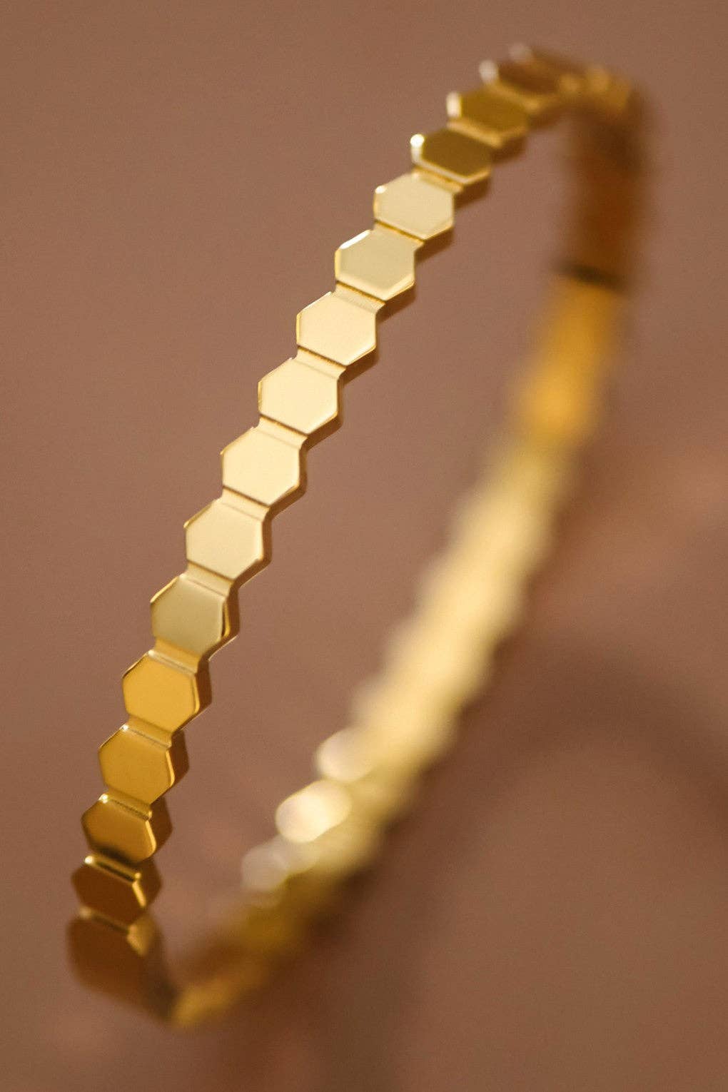 18K Gold Plated Waterproof Stainless Steel Bangle