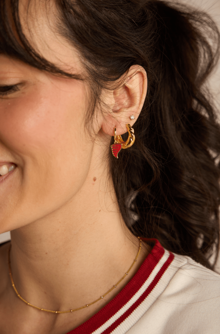 Iowa State University Cyclone Huggie Earrings