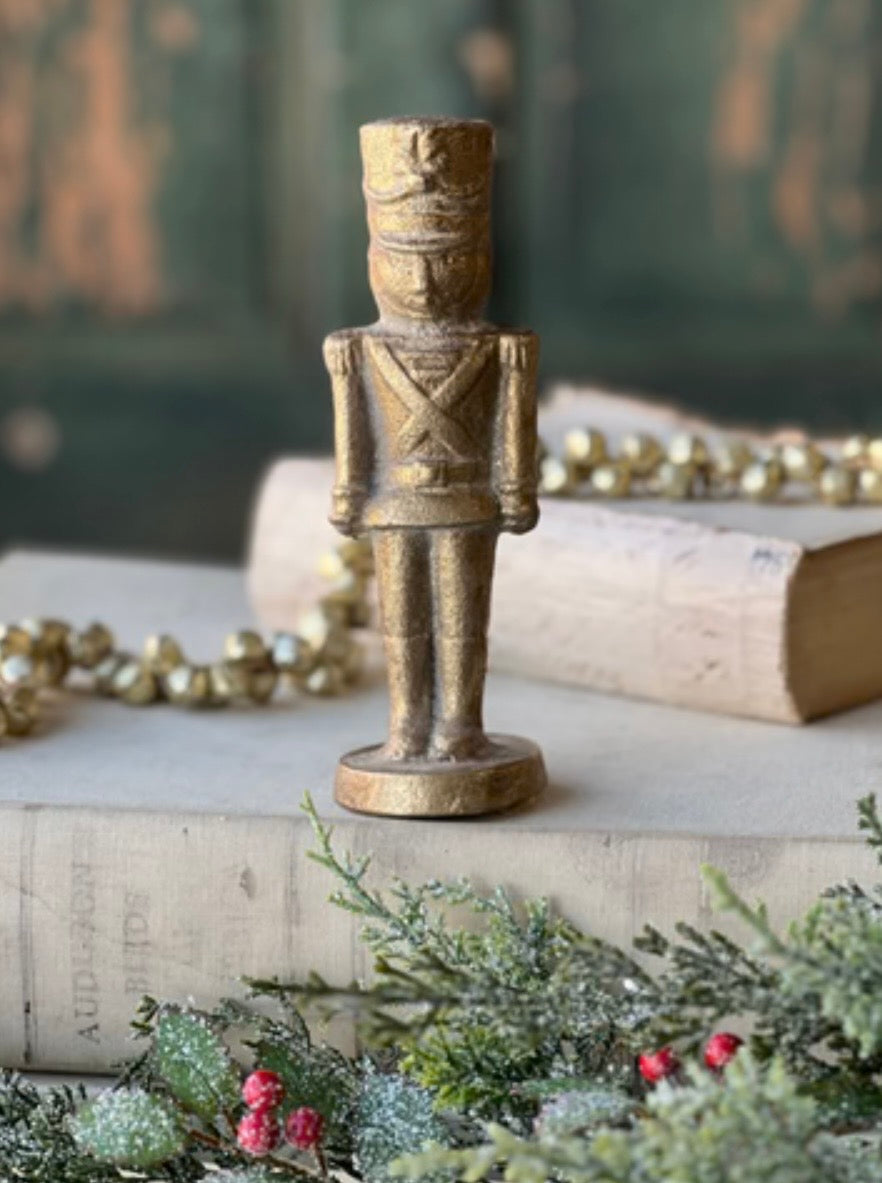 7" Gilded Nutcracker