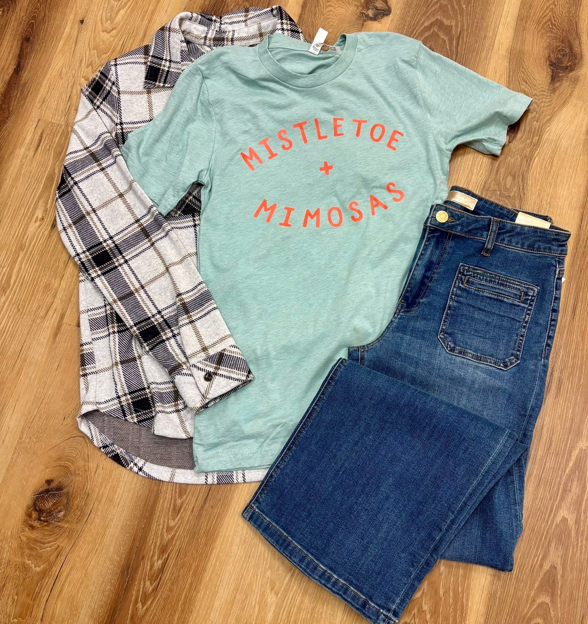 Mistletoe + Mimosa Graphic Tee