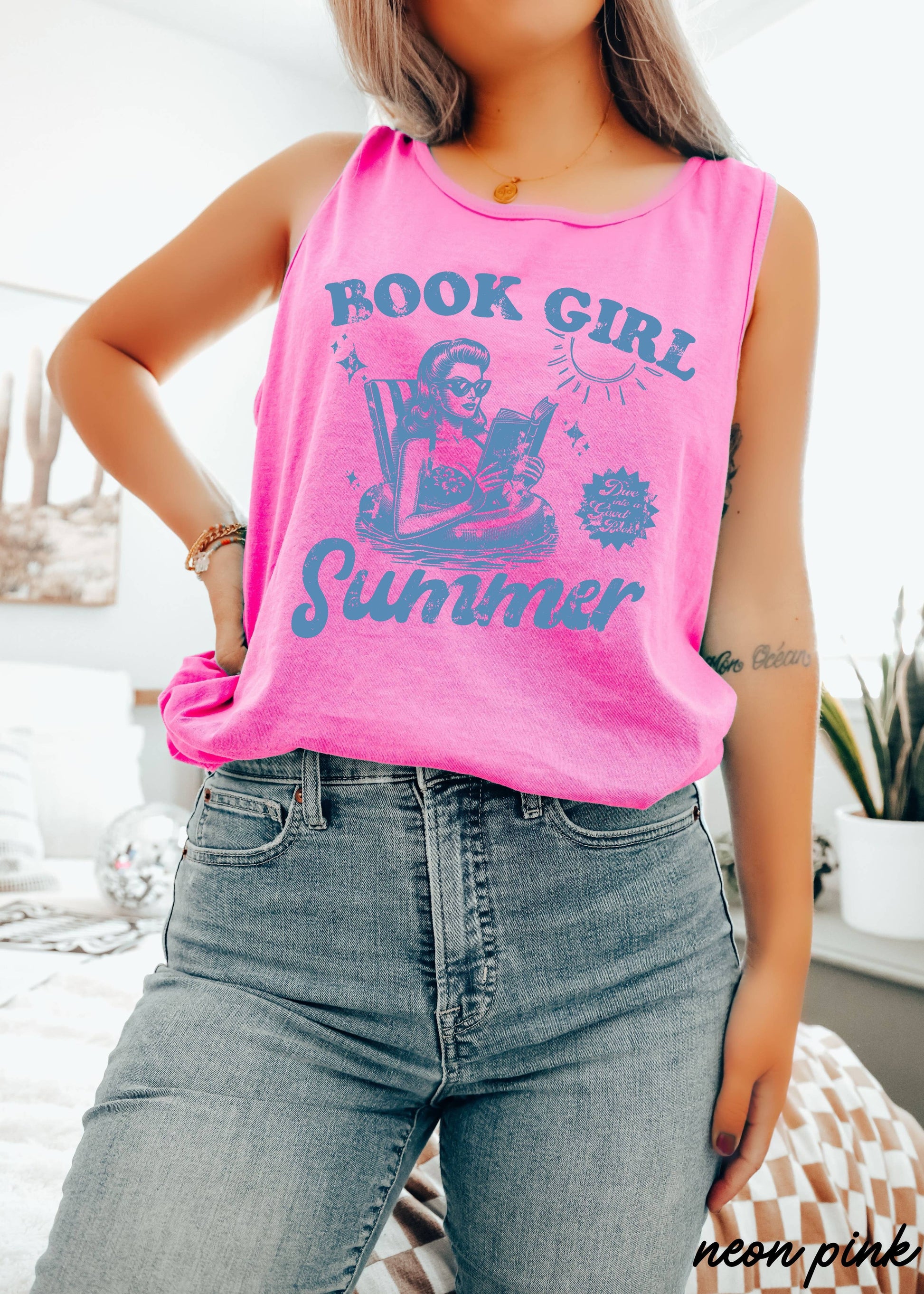 Book Girl Summer Tank
