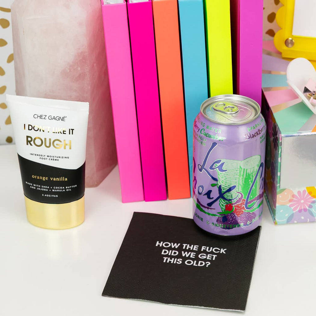 I Don't Like It Rough- Funny Foot Cream Gift, Orange Vanilla