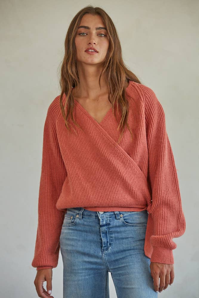 Knit Wrap Ballet Sweater