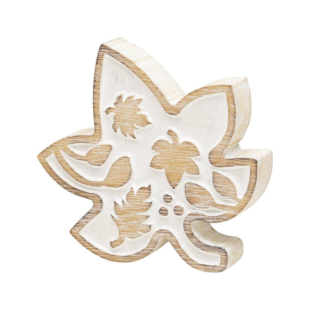 Pattern Carved Fall Leaf