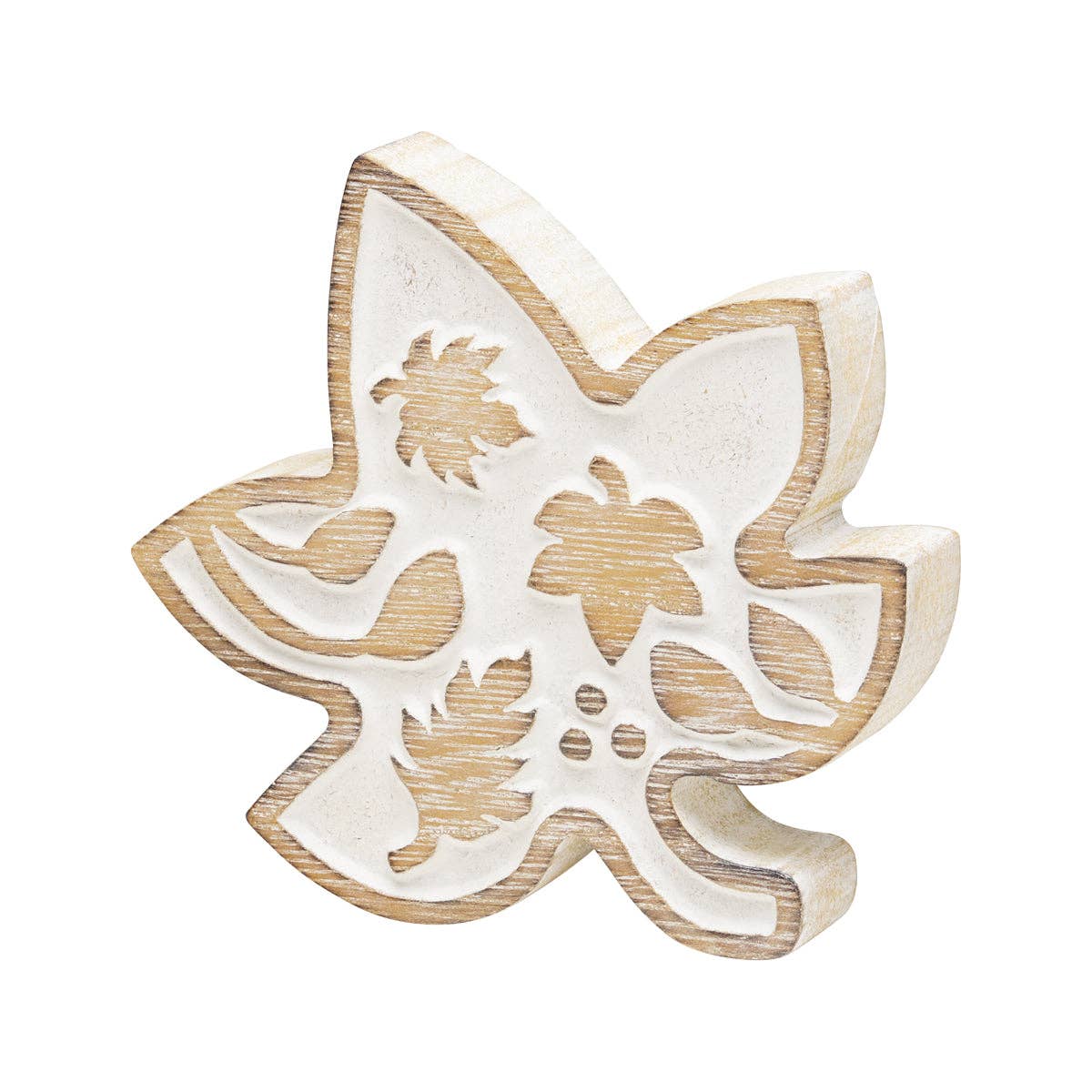 Pattern Carved Fall Leaf