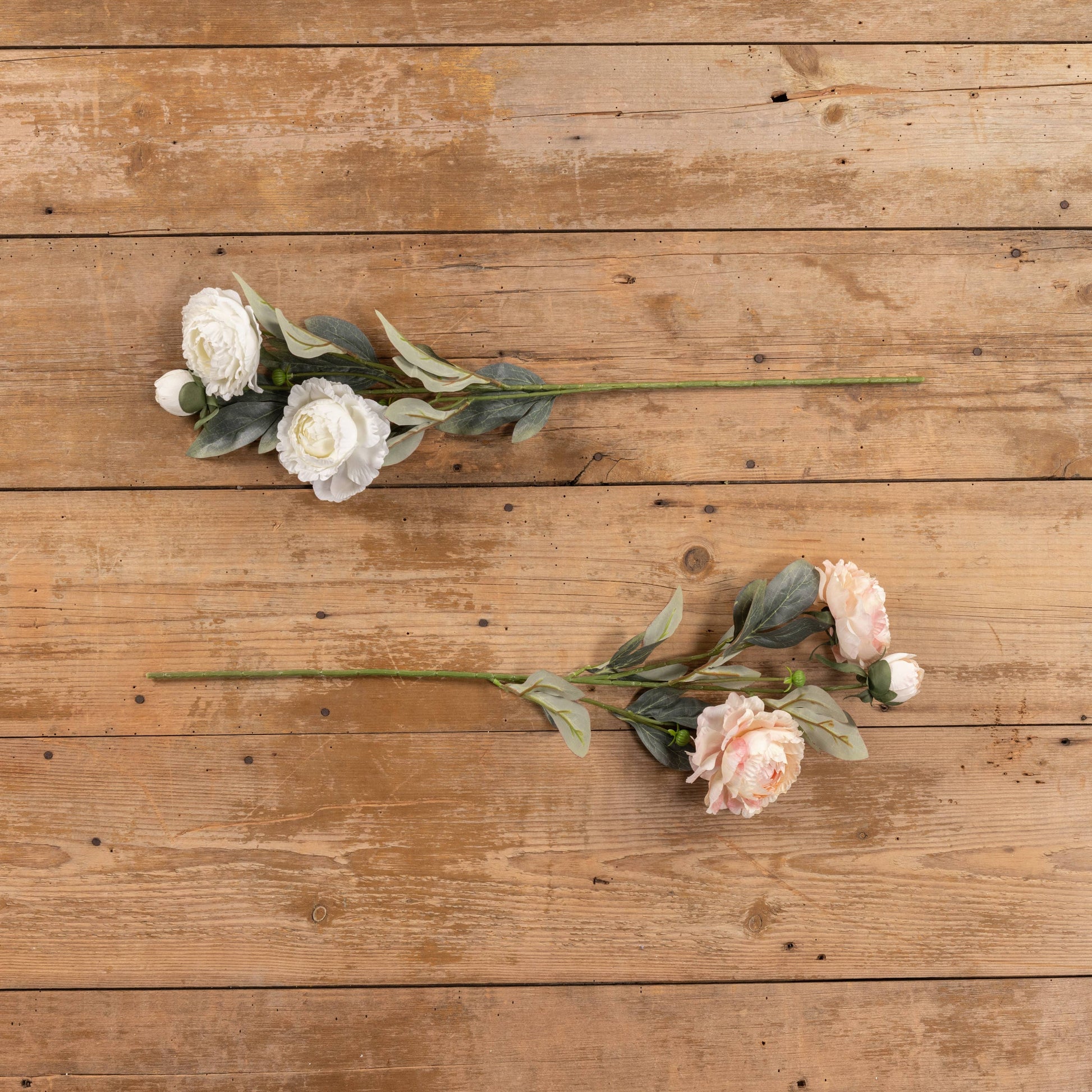 27.5" Pink Peony Spray