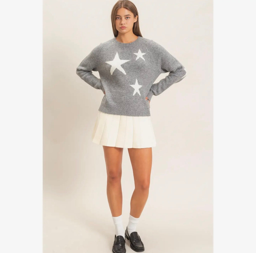 Star Crew Neck Sweater