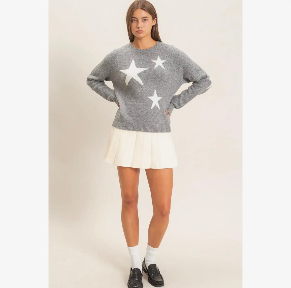 Star Crew Neck Sweater