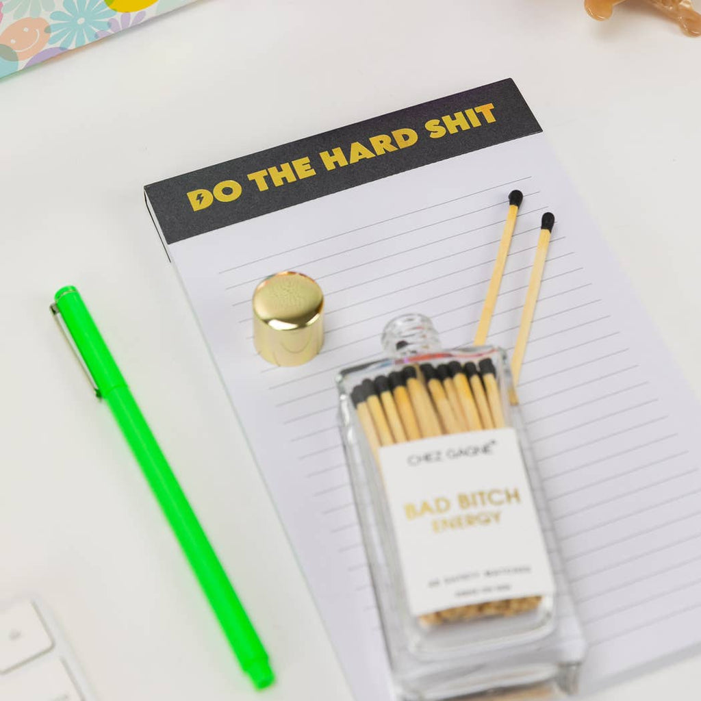 Do The Hard Shit - Lined Notepad, To-Do List