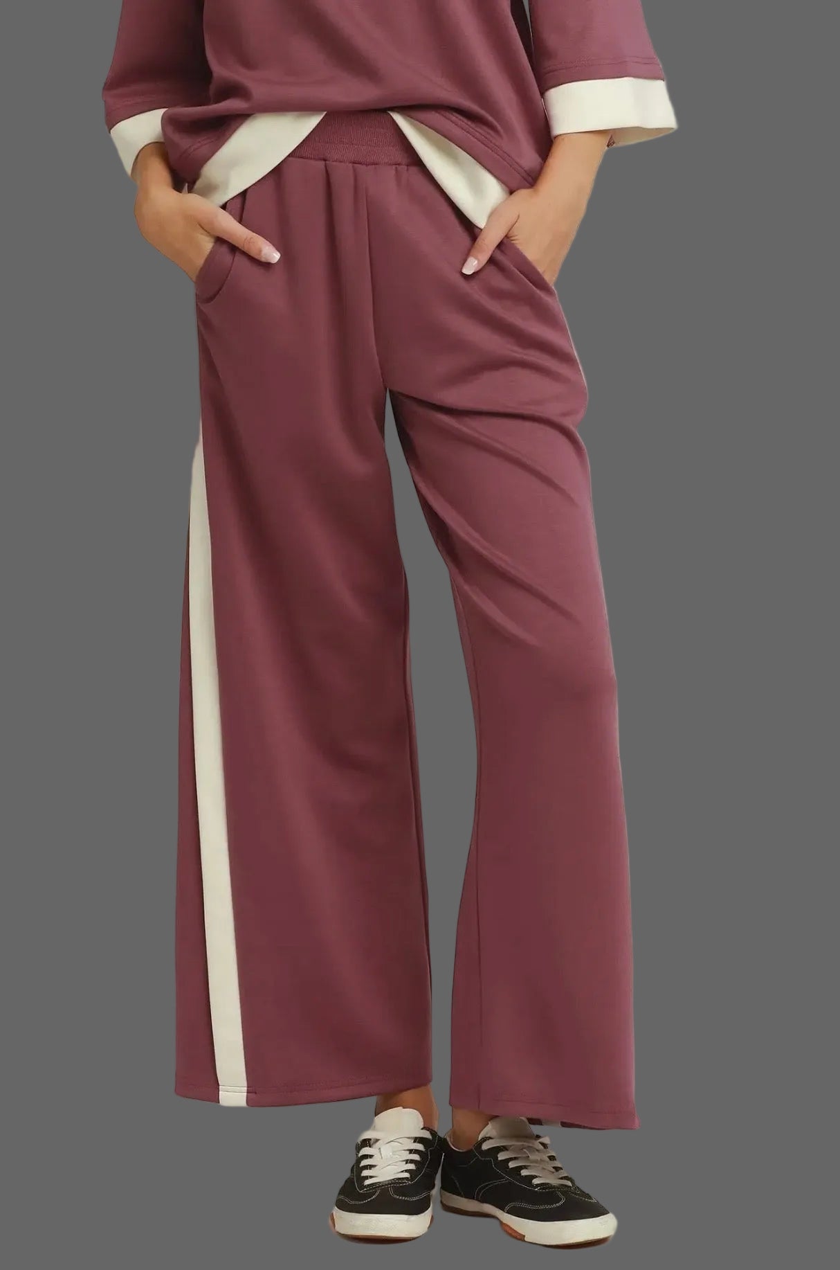 Luxe Knit Butter Soft Color Block Pant