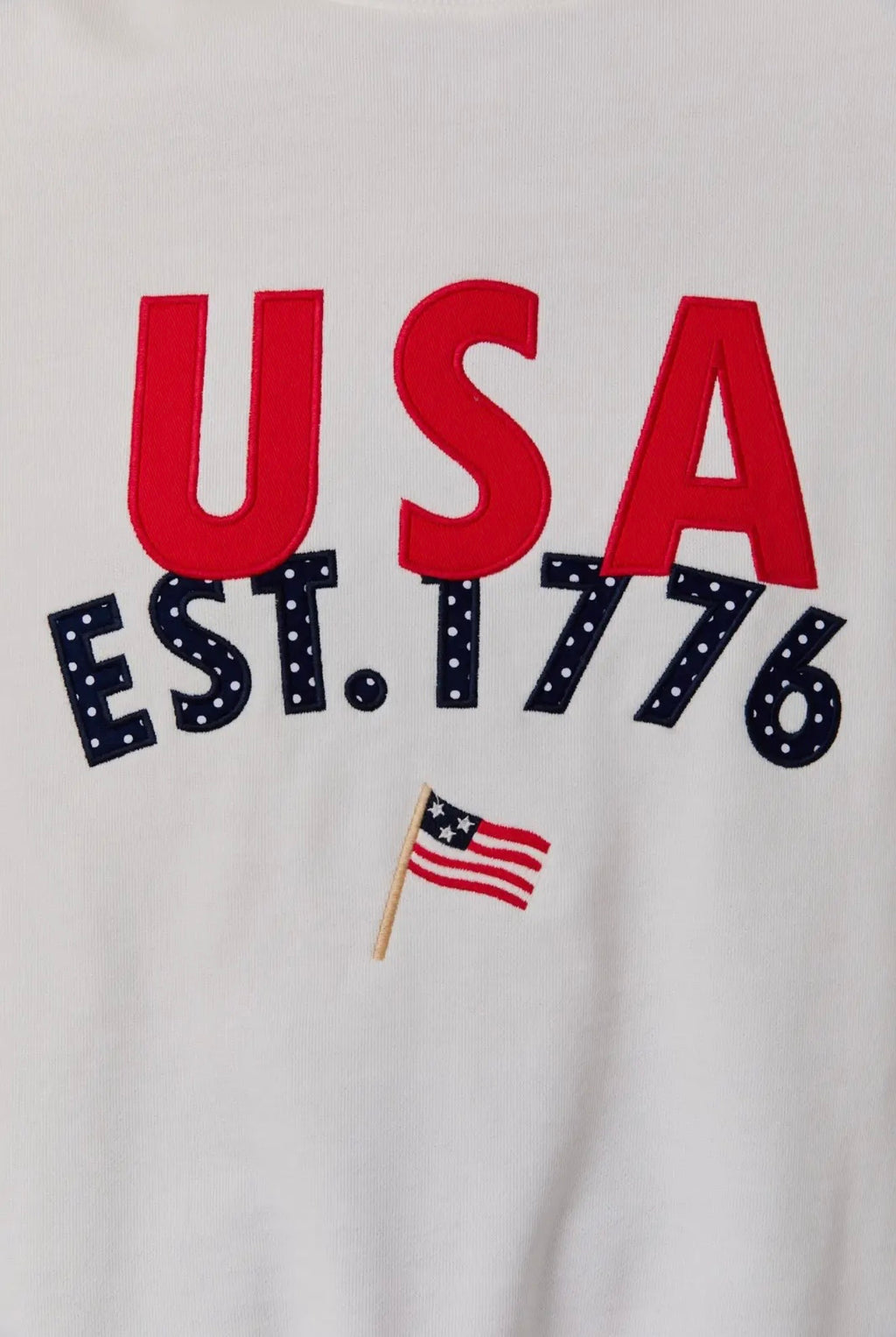 USA Est 1776 Polka Dot Sweatshirt