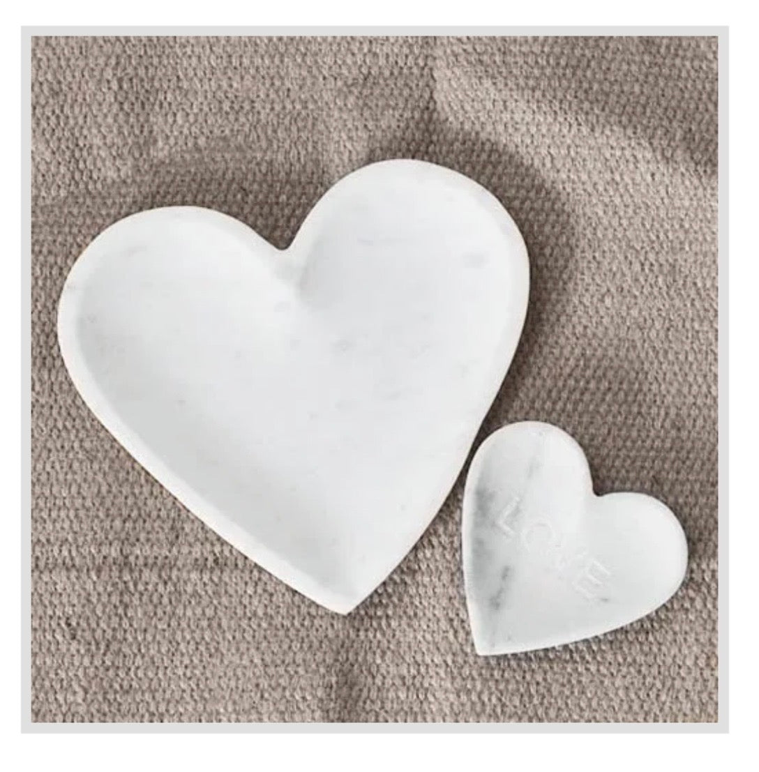 Marble Heart Dish