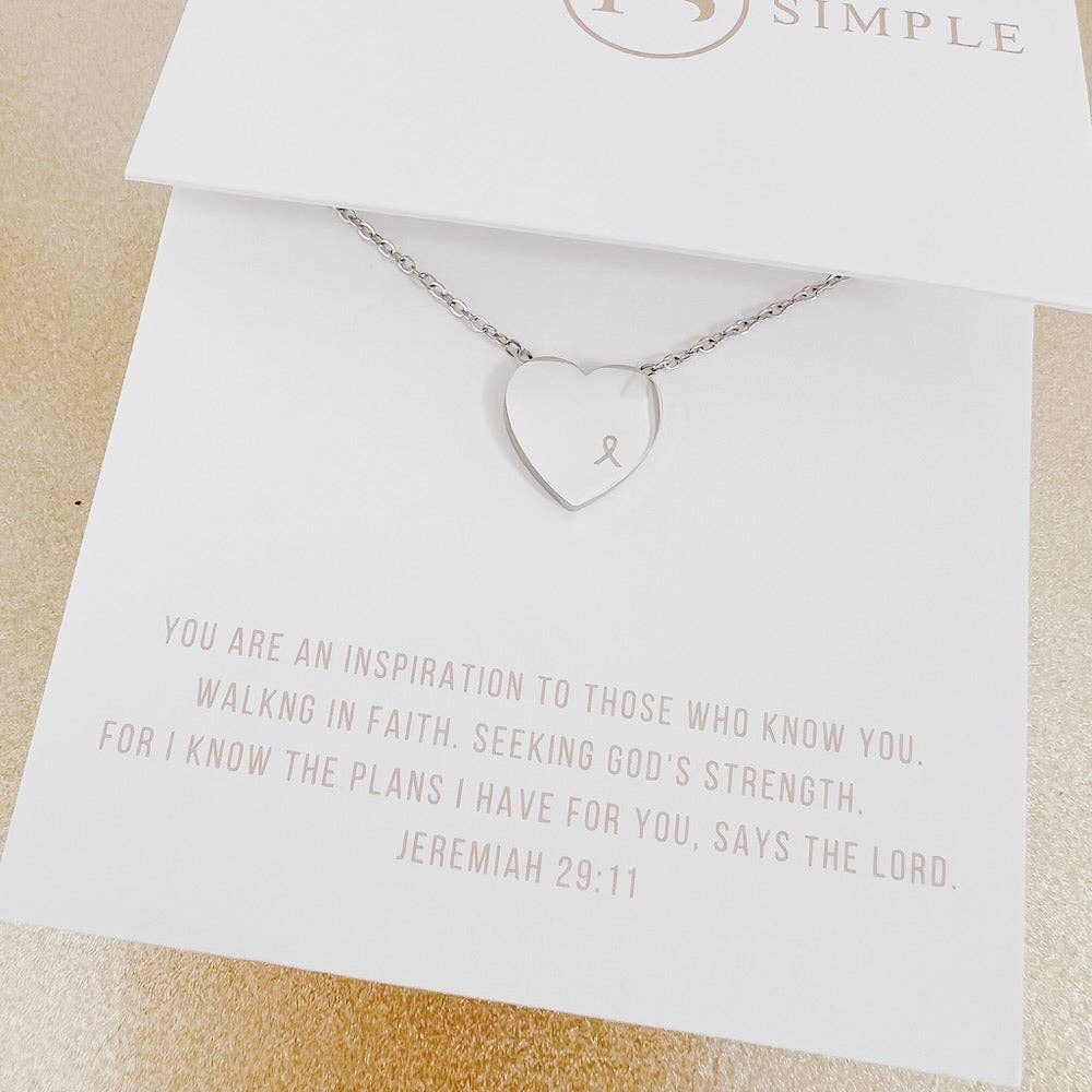 Sweet Inspirational Heart Gift Necklace - WATERPROOF