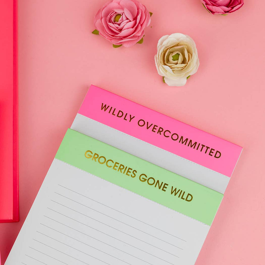 Wildly Overcommitted - Lined Notepad, To-Do List