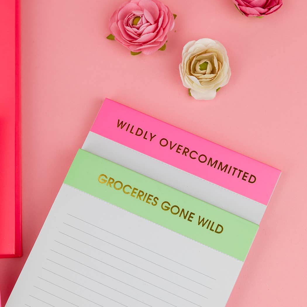 Wildly Overcommitted - Lined Notepad, To-Do List
