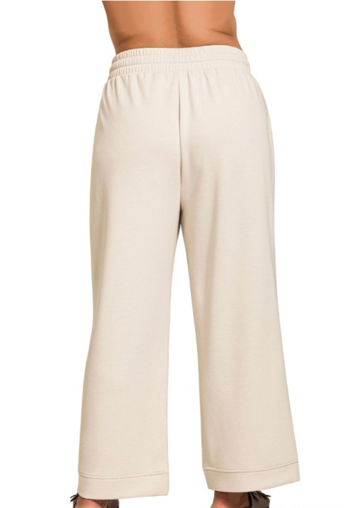 Curvy Scuba Drawstring Pants