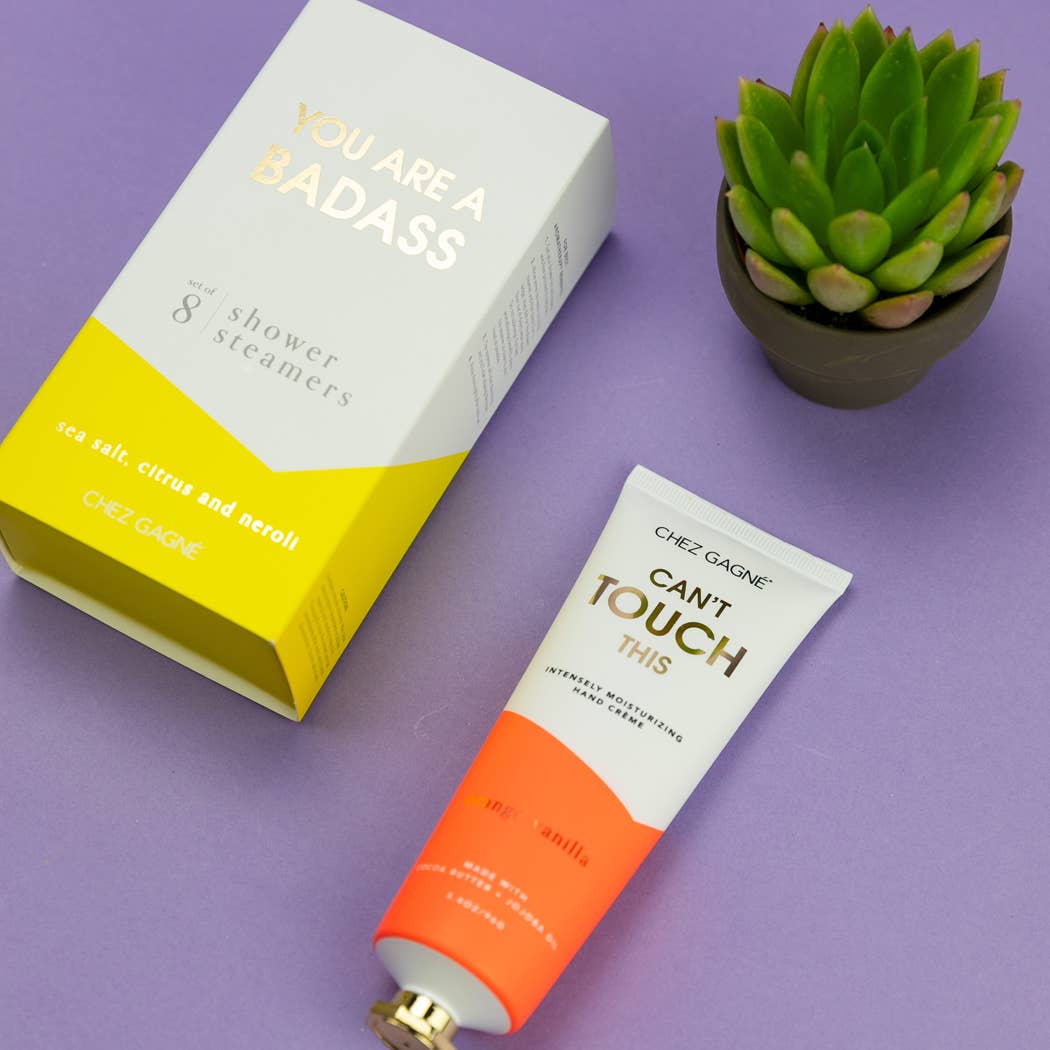 Can't Touch This - Funny Hand Cream Gift, Orange Vanilla