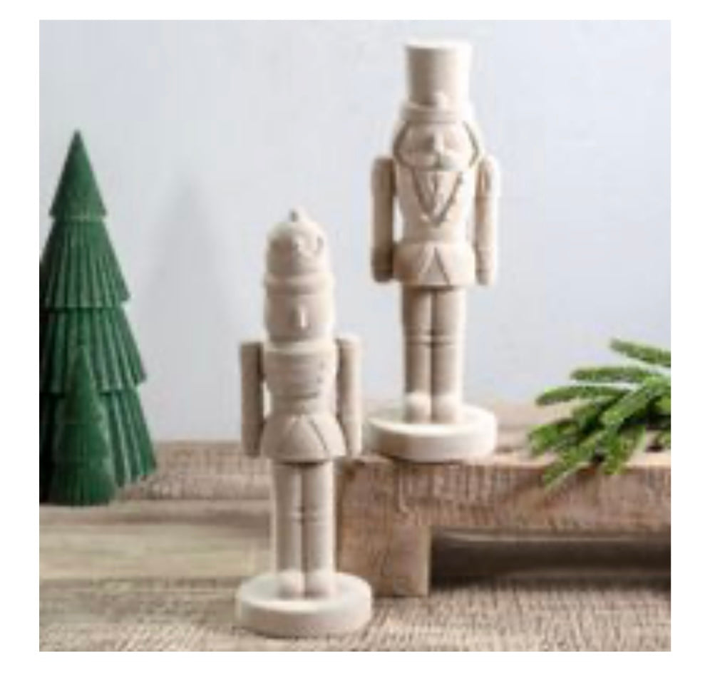 IVORY VELVET NUTCRACKERS