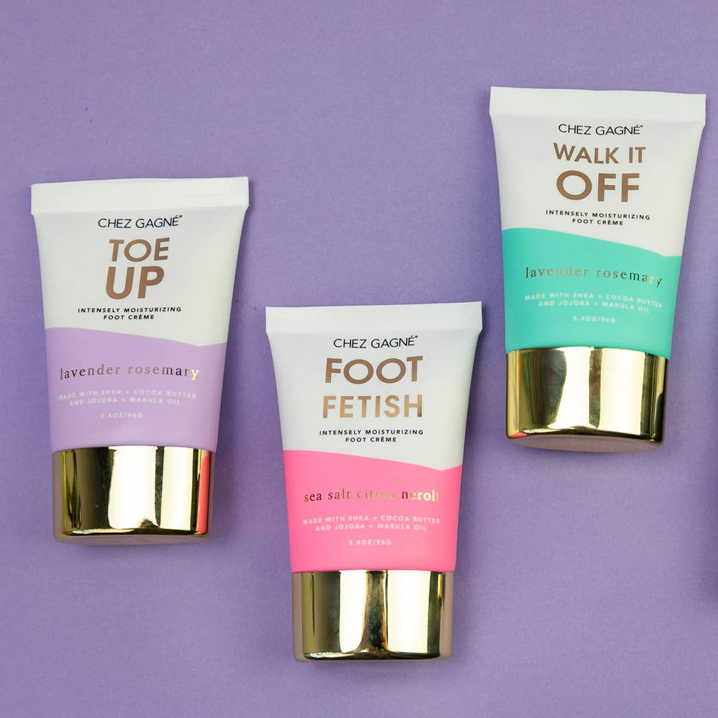Foot Fetish - Foot Cream, Funny Gift, Sea Salt Citrus Neroli