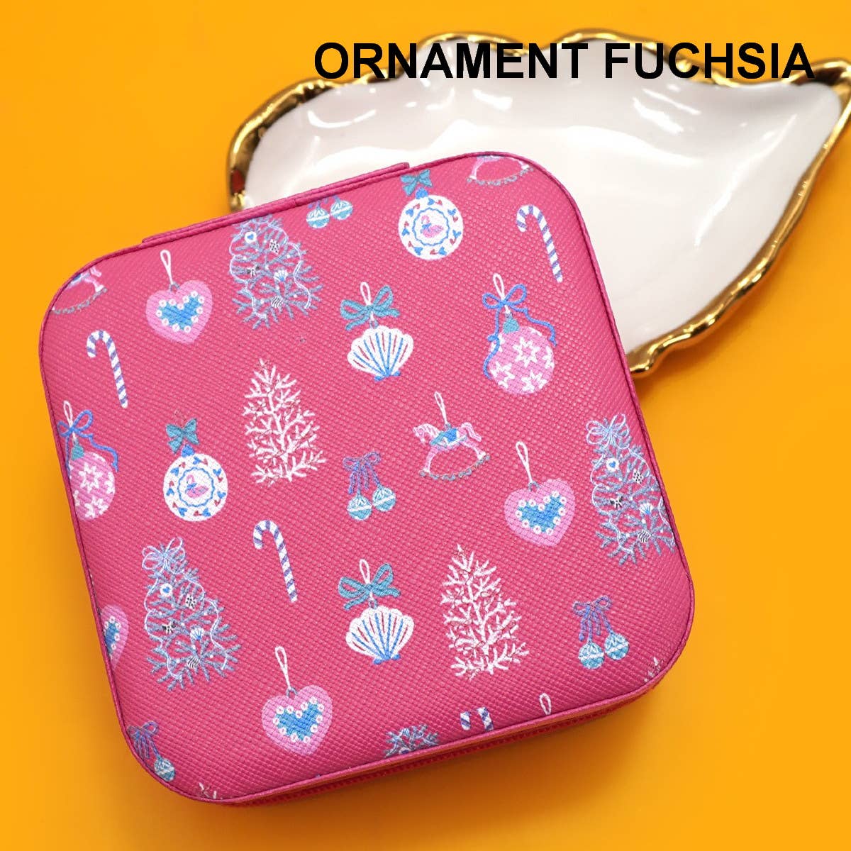 DESIGNED JEWELRY ORGANIZER TRAVEL BOX CASE