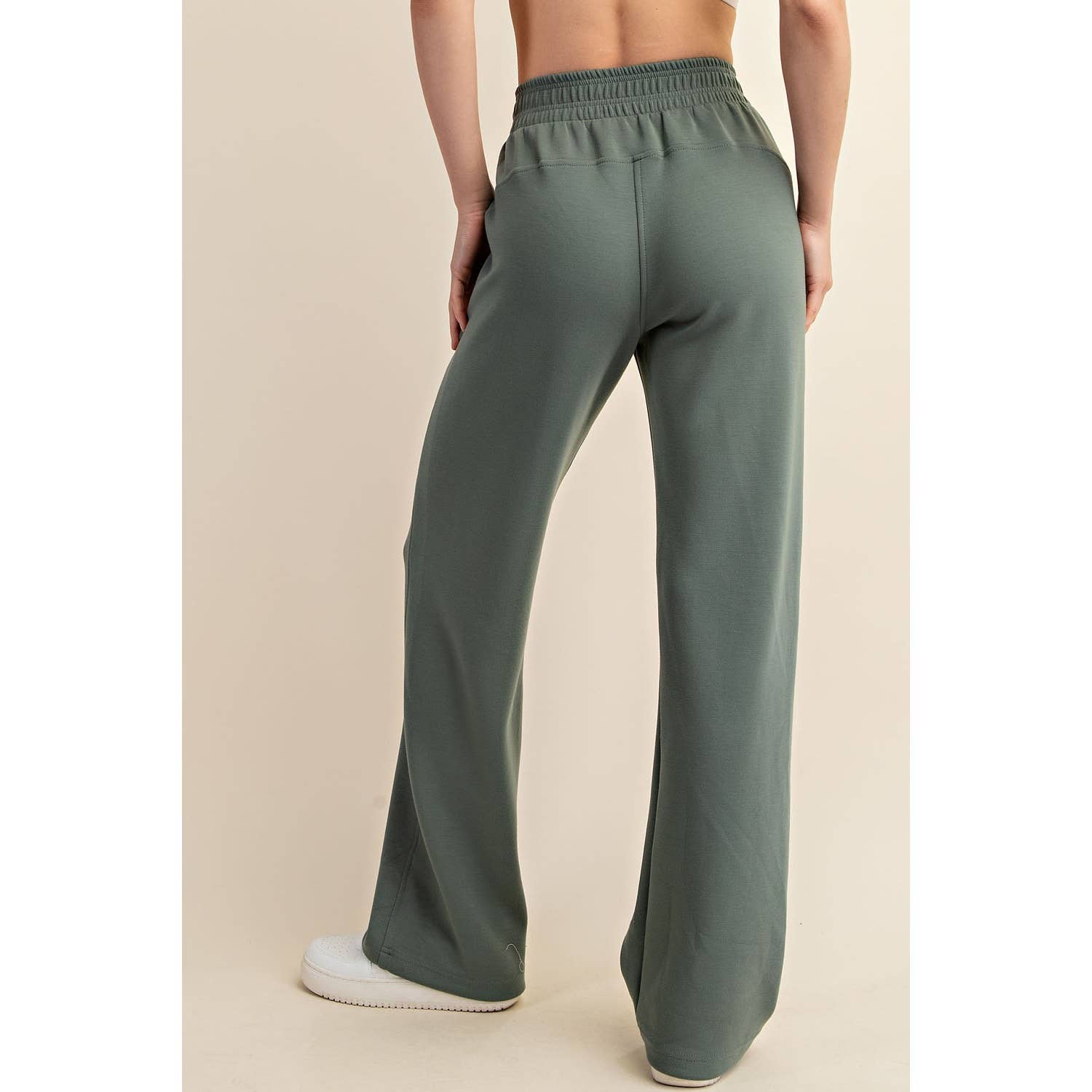 CURVY MODAL SCUBA STRAIGHT PANT