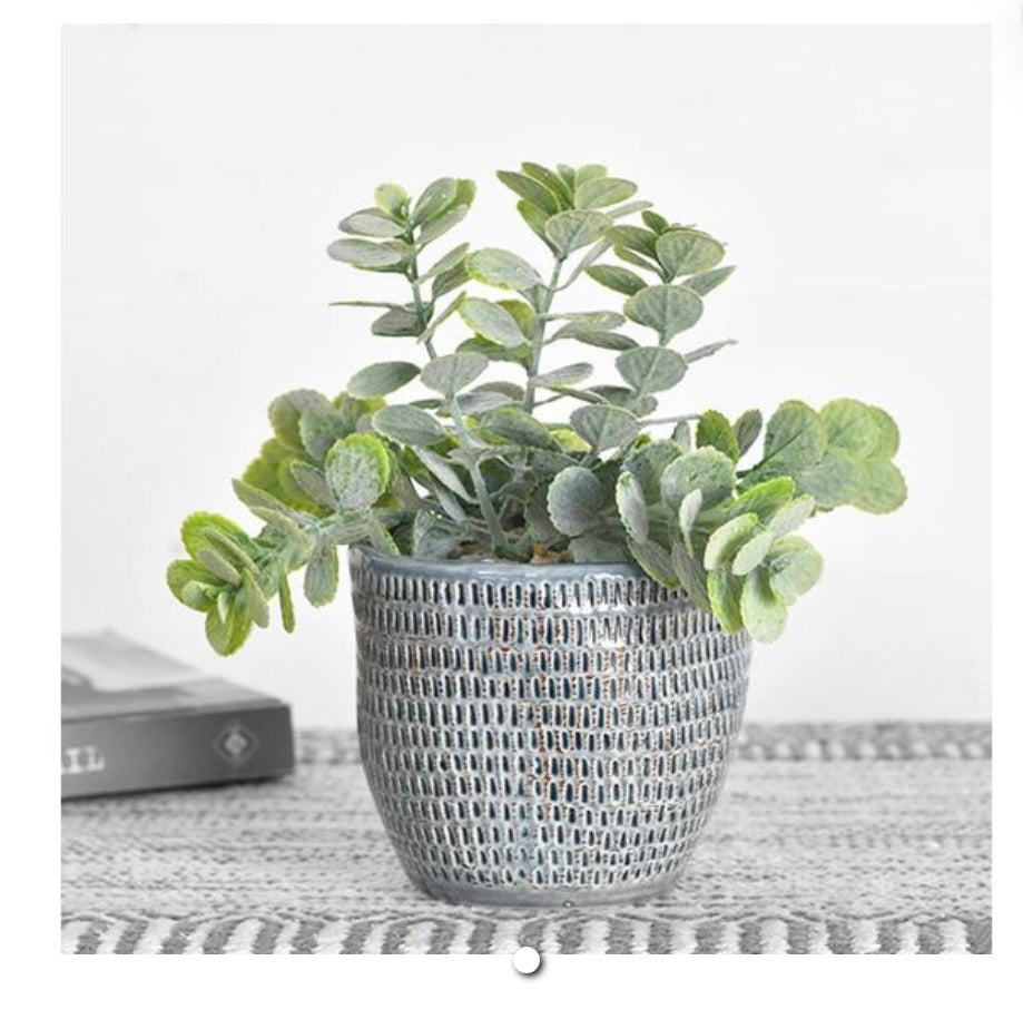 5.25" POT WITH FLORAL