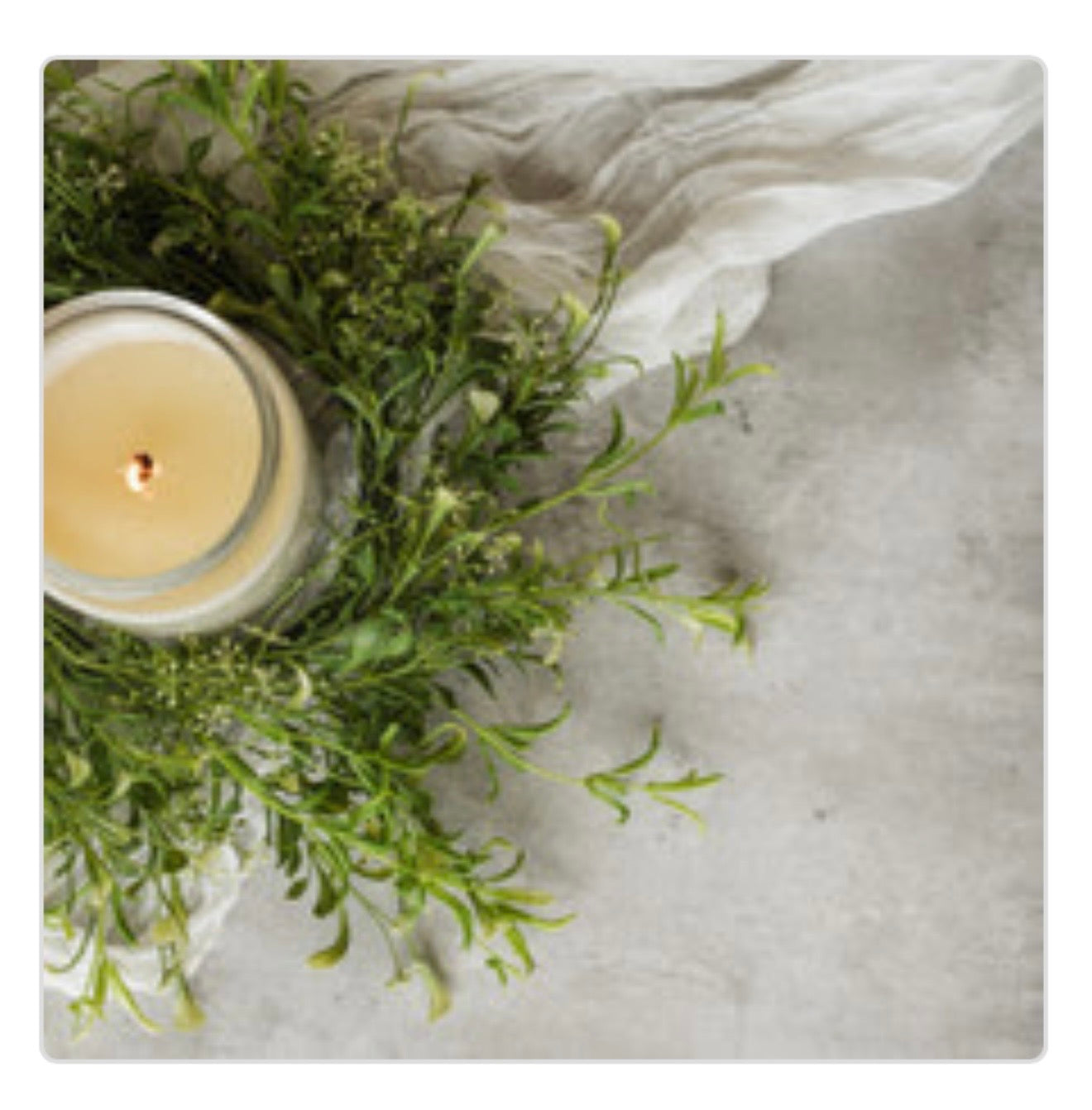 13" Bedstraw & Berries Candle Ring