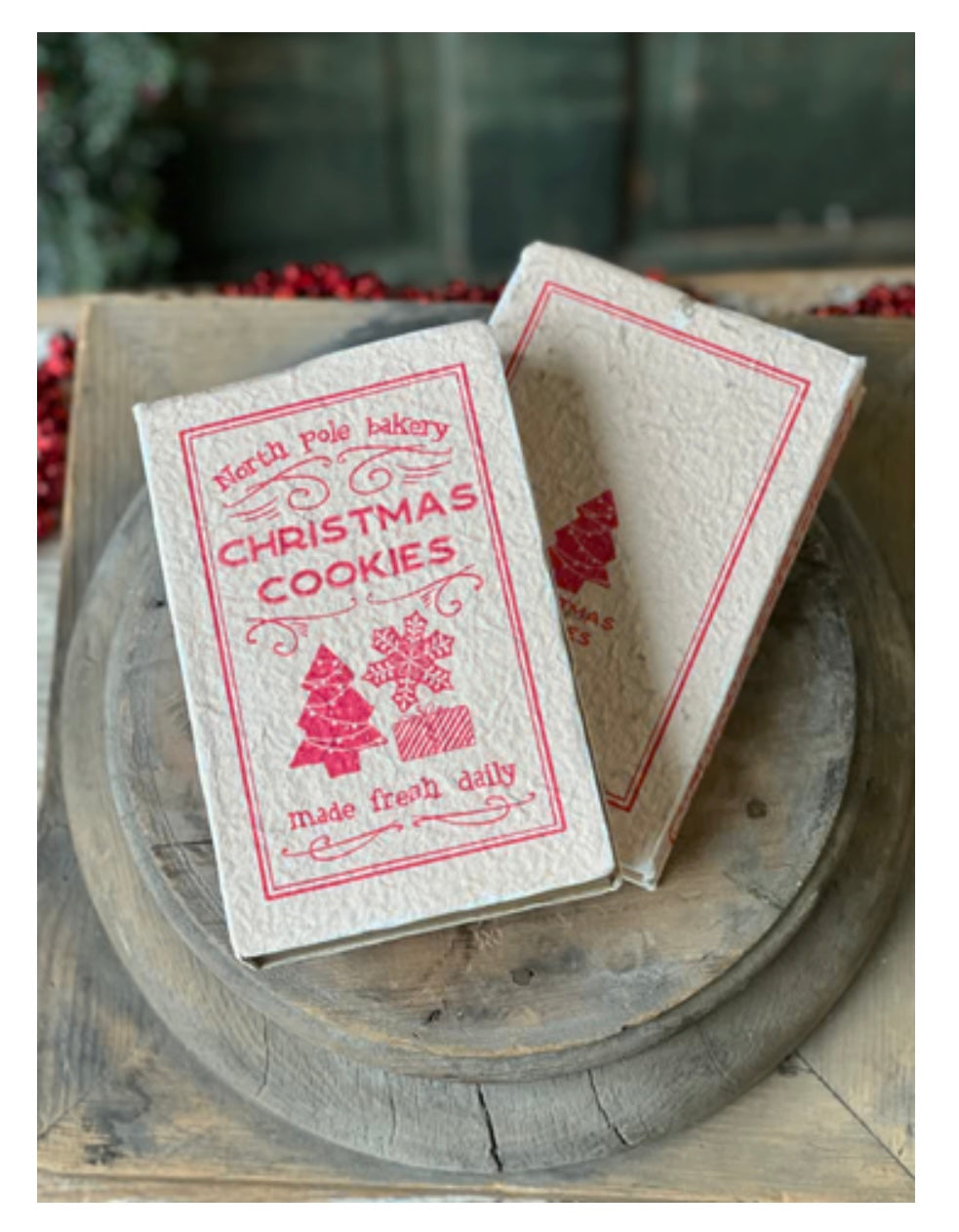Sweet Tidings Decorative Book - Christmas Cookies