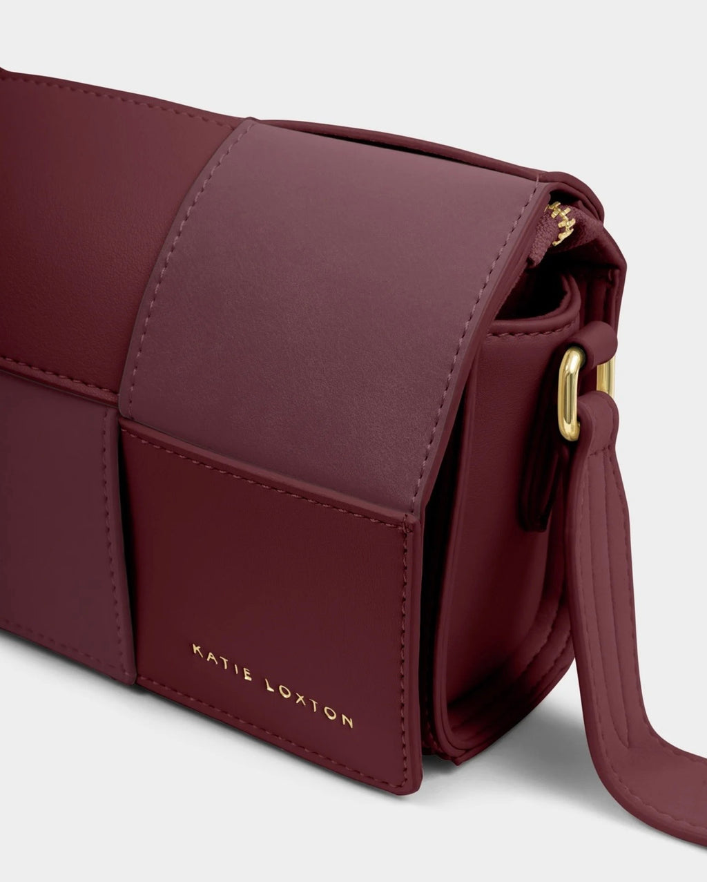 Taya Suedette Crossbody Bag in Cherry