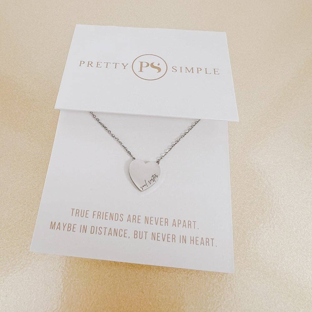 Sweet Inspirational Heart Gift Necklace - WATERPROOF