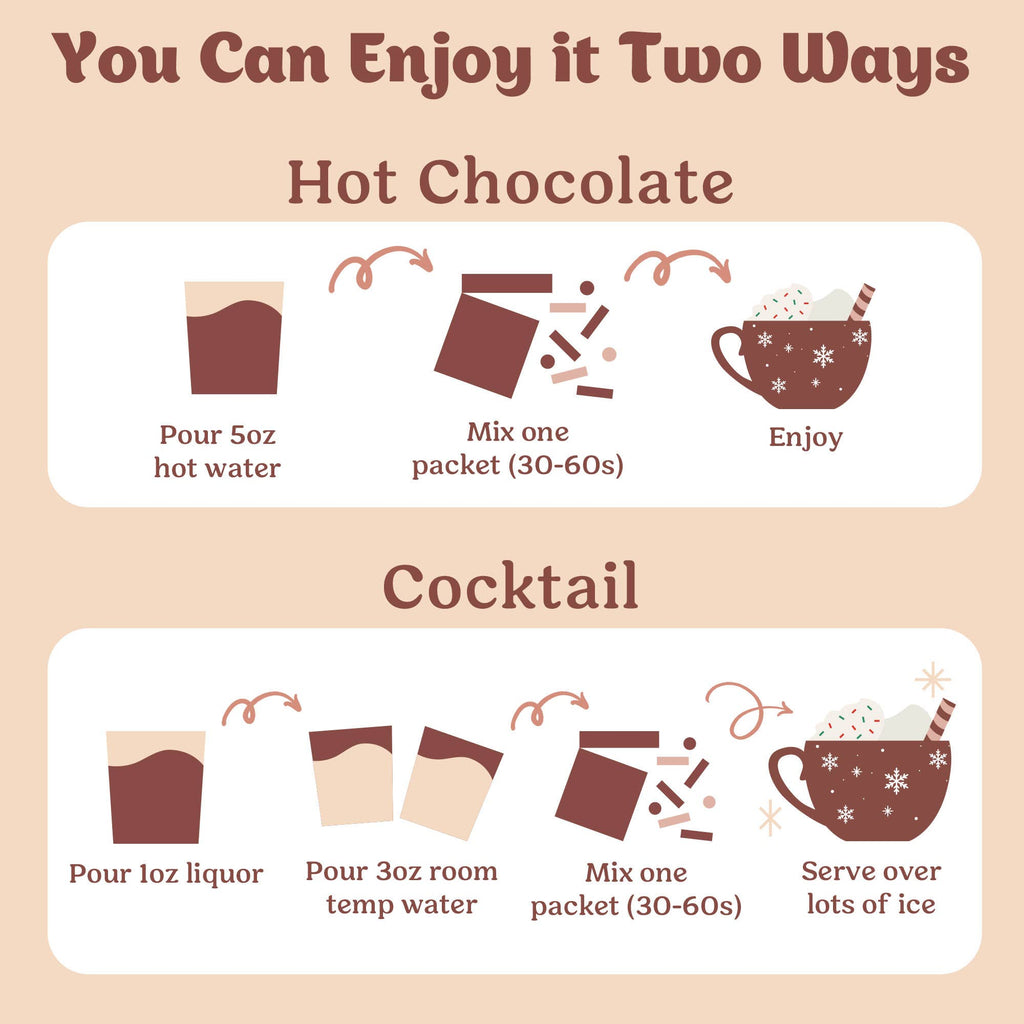 Cozy Hot Chocolate & Cocktail Mixer - Single Packets