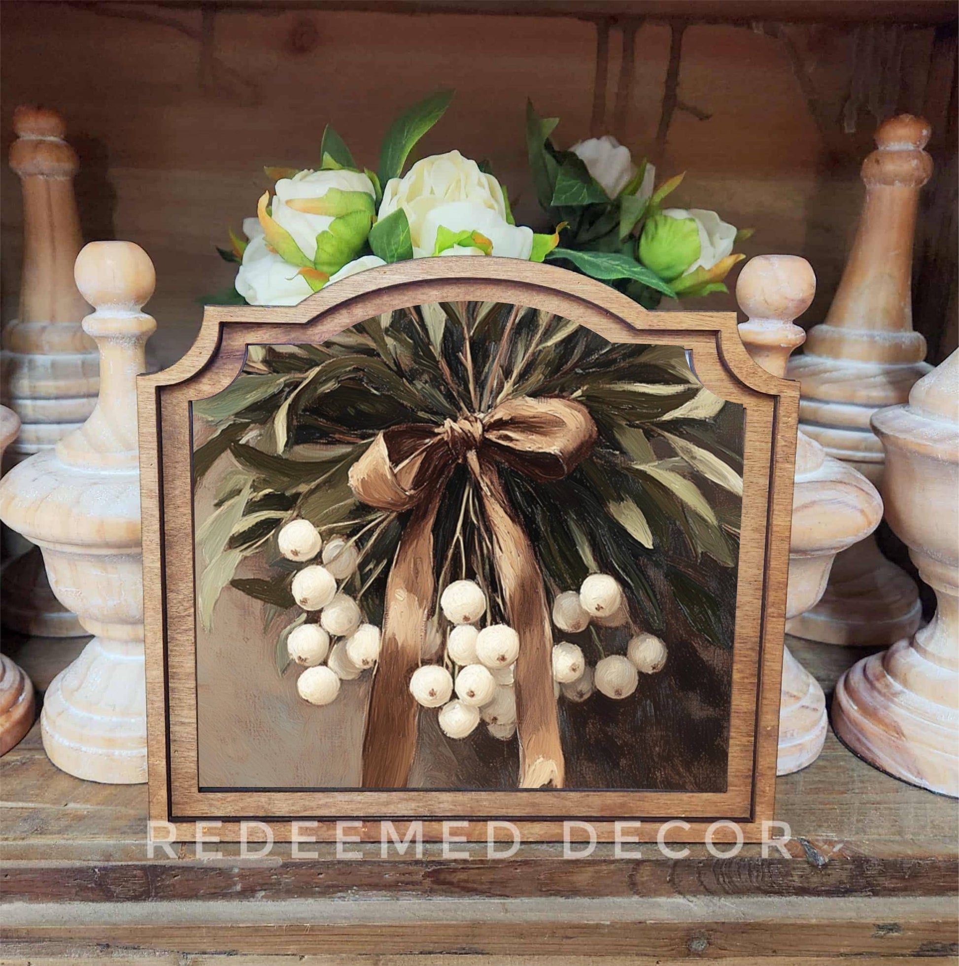 Provincial Snowberries Framed Art