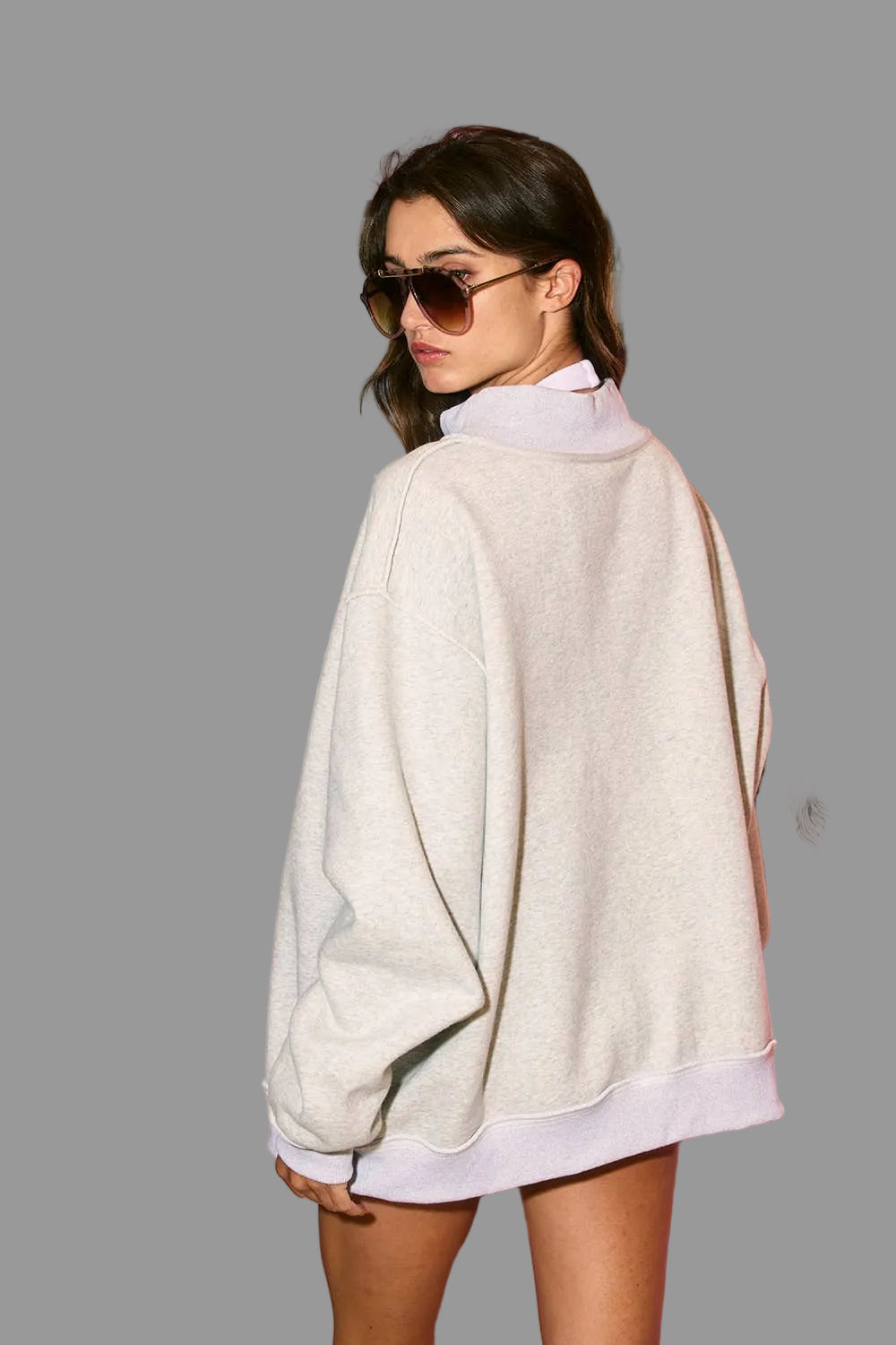 IOWA l IA Reversible Mock Neck Sweatshirt