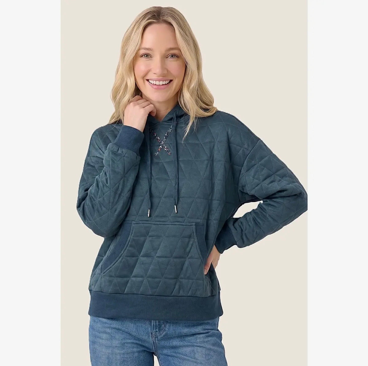 Quilted Pullover