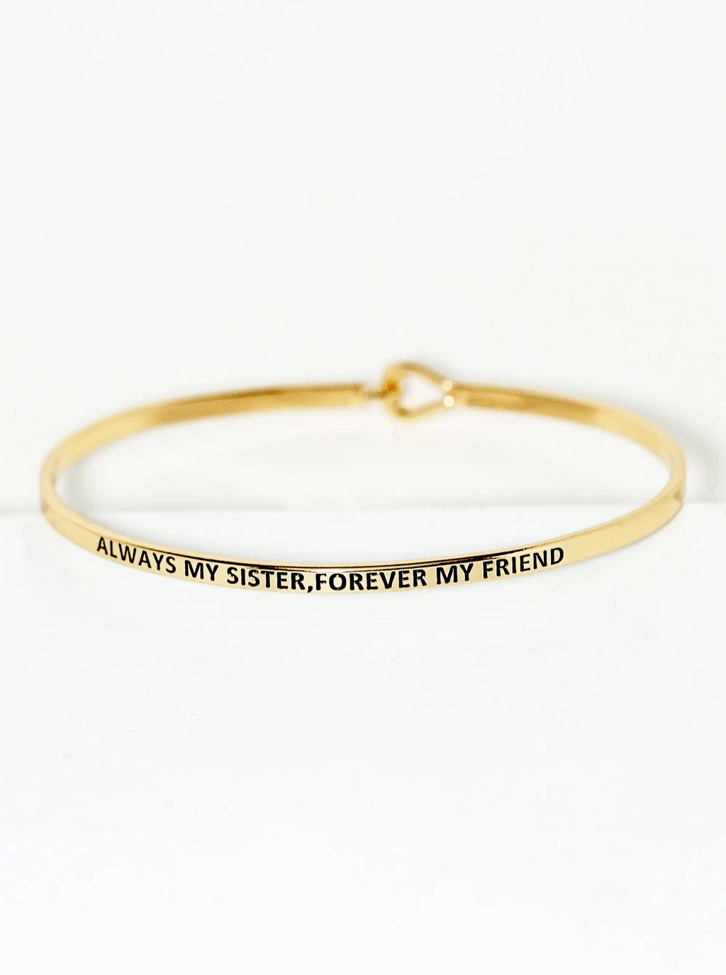 Always My Sister Forever My Friend Inspirational Bangle