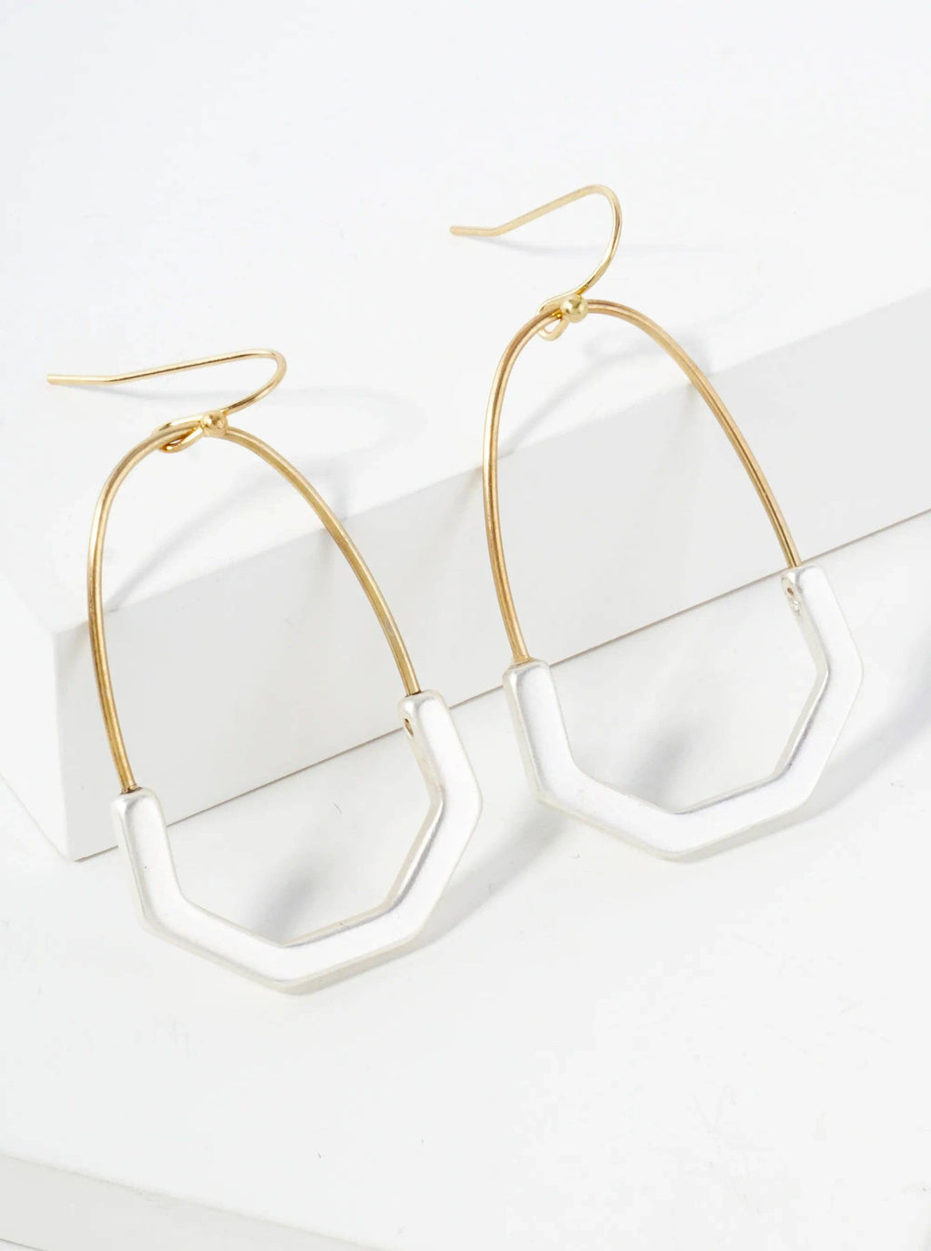 Lightweight Geometric Shape Metal Earrings
