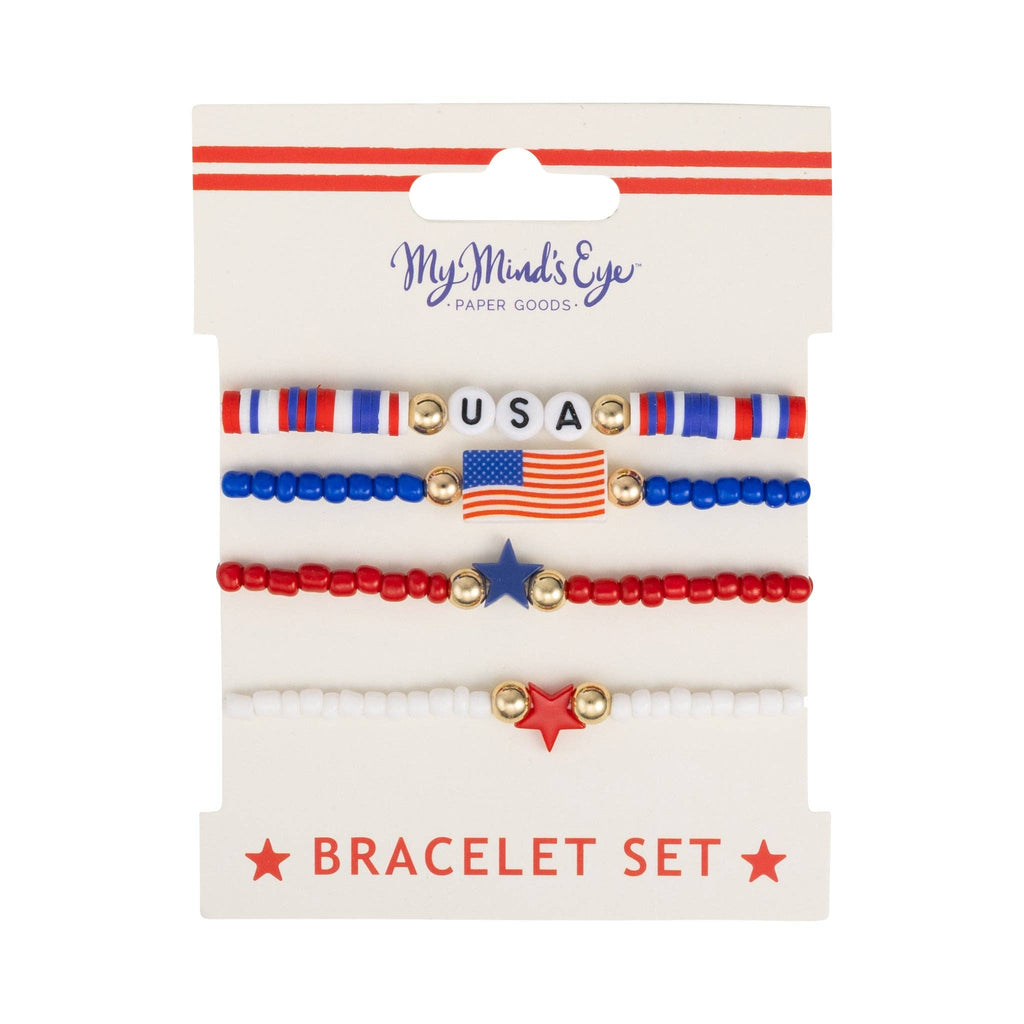 4th of July Bracelet Set