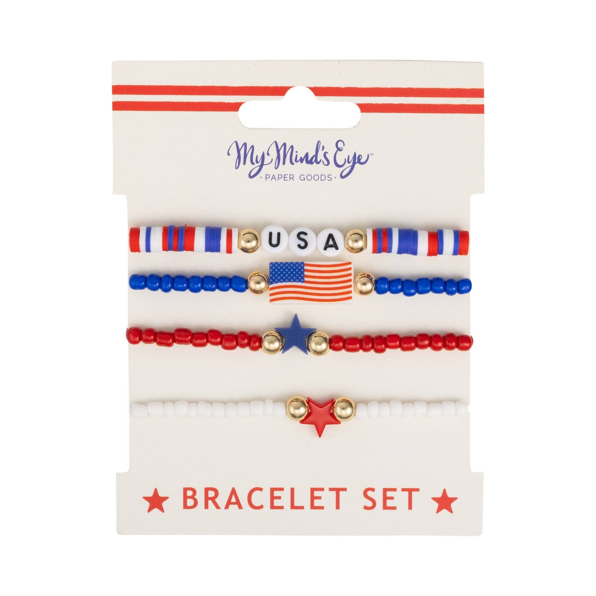4th of July Bracelet Set