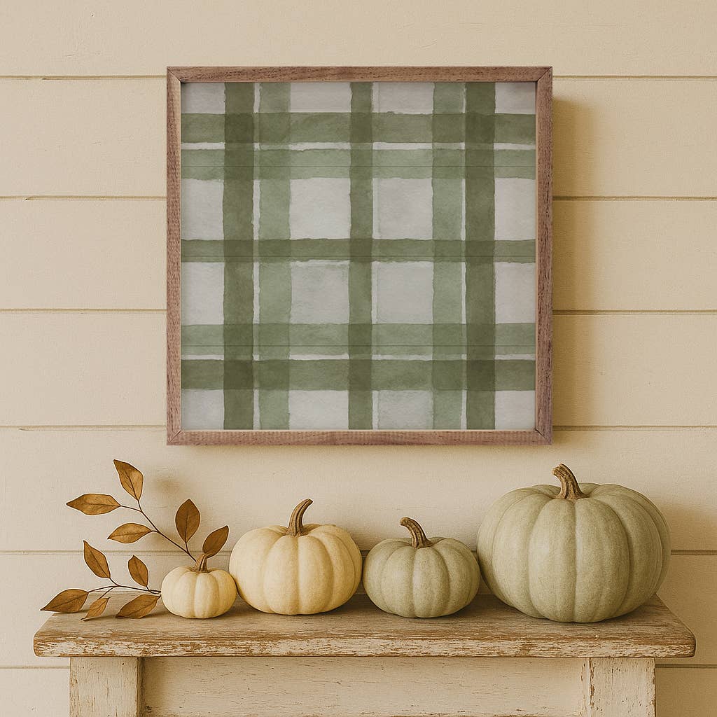 Hearthside Plaid Green 12x12