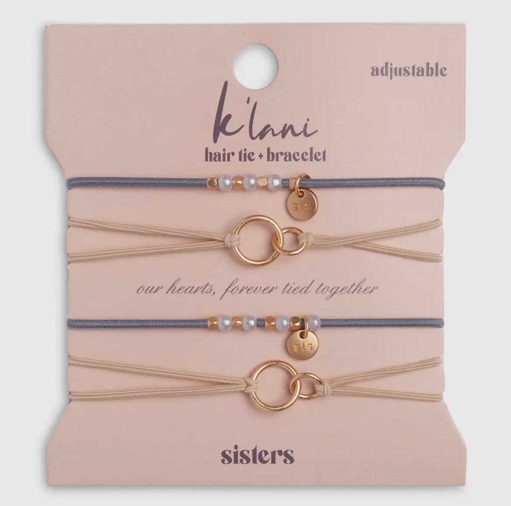 K'lani Stretch Hair Tie Bracelet Sets