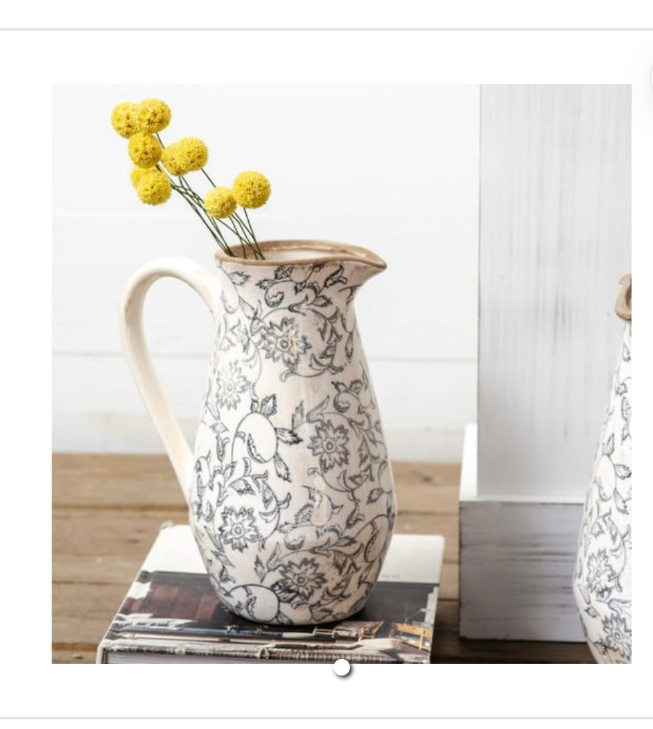 HEIRLOOM PITCHER WITH HANDLE