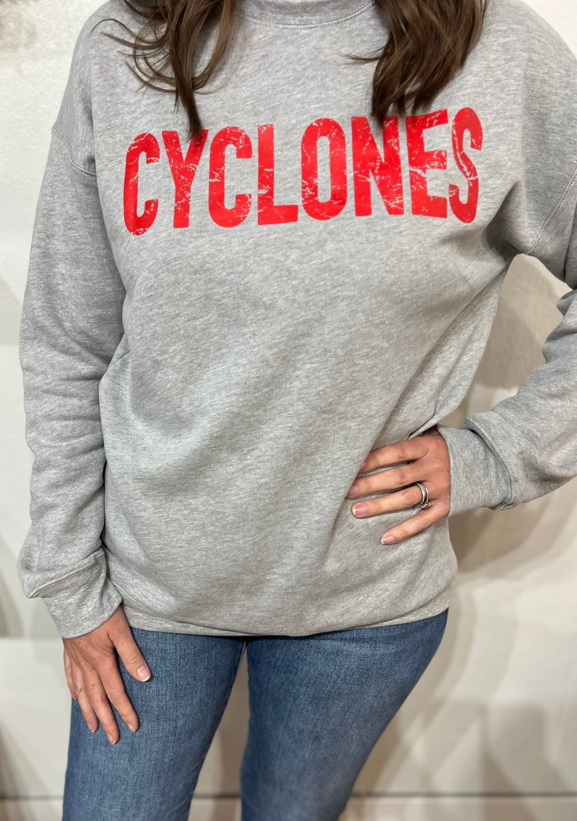 Cyclones Distressed Sweatshirt